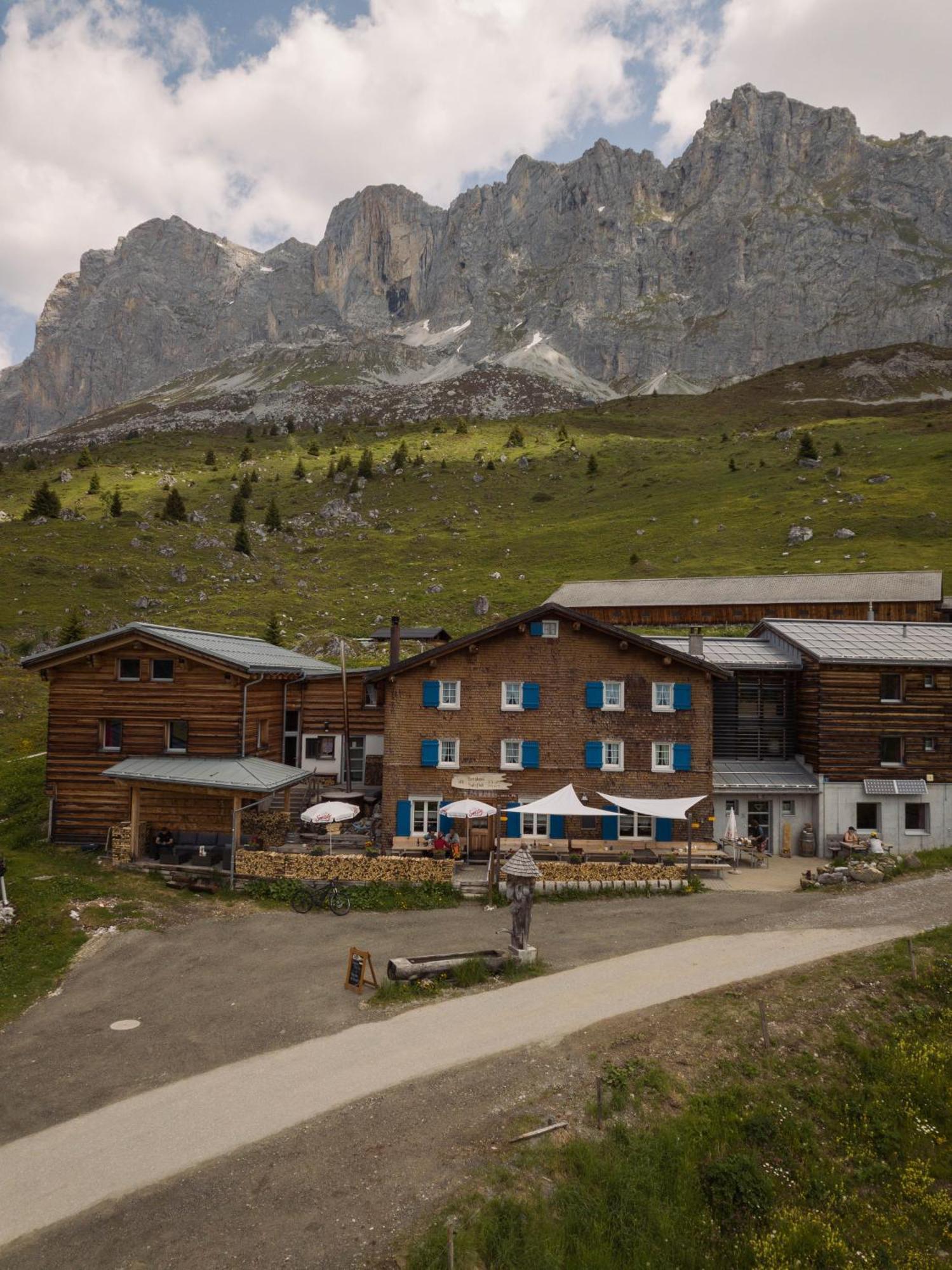 Hotel Berghaus Sulzfluh Sankt Antönien Exteriér fotografie